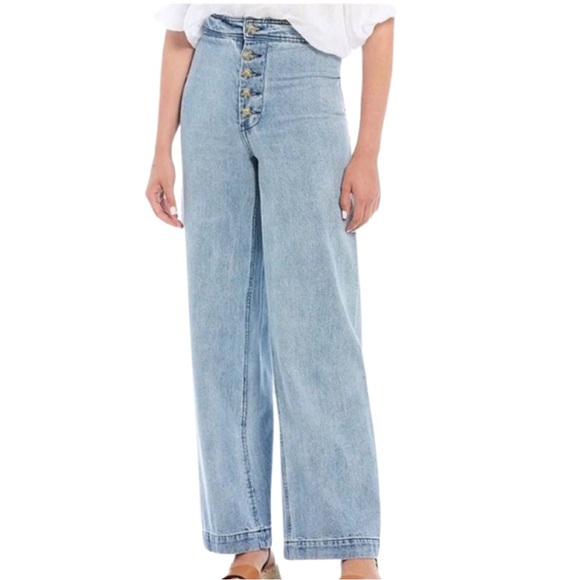 Every Denim - NWT $88 Every High Waist Wide Leg Jeans Runs Small